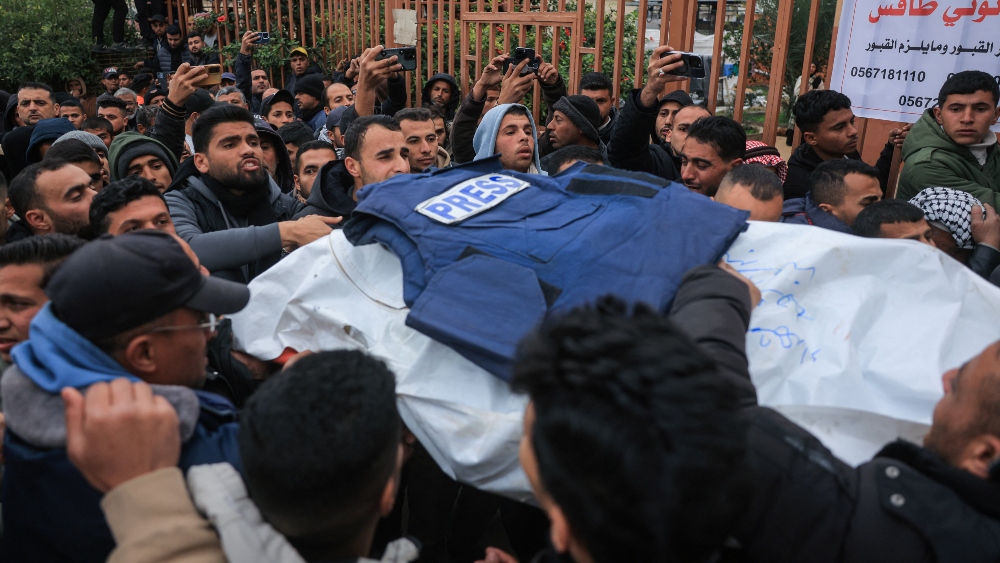 Israeli strike kills three Gaza journalists including AFP freelancer